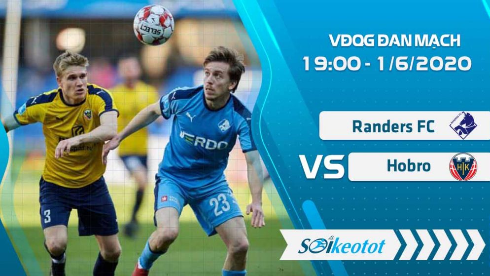 W88 Dự đoán Randers FC vs Hobro lúc 19h ngày 1/6/2020