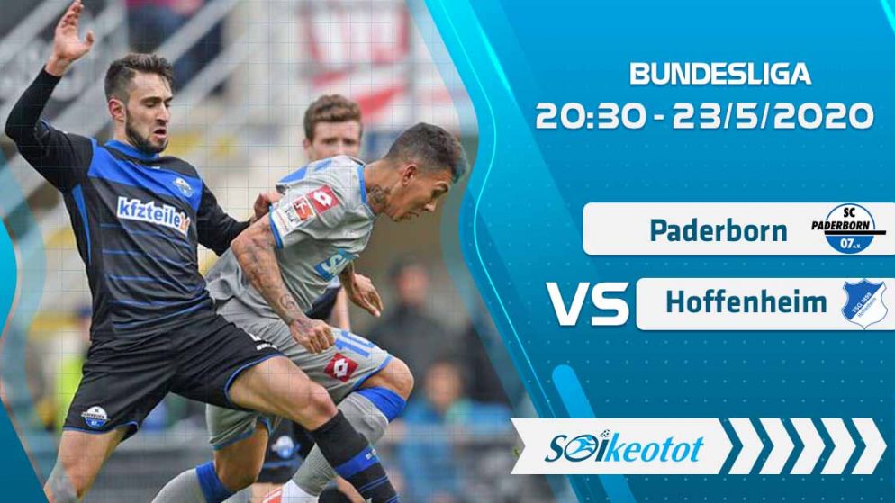 W88 Dự đoán Paderborn vs Hoffenheim lúc 20h30 ngày 23/5/2020
