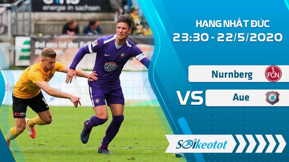 W88 Dự đoán Nurnberg vs Aue lúc 23h30 ngày 22/5/2020