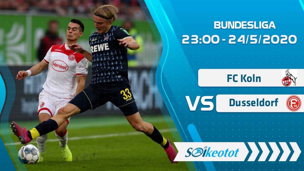 W88 Dự đoán FC Koln vs Dusseldorf lúc 23h ngày 24/5/2020