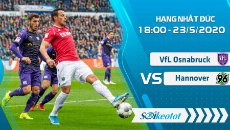 W88 Dự đoán VfL Osnabruck vs Hannover lúc 18h ngày 23/5/2020