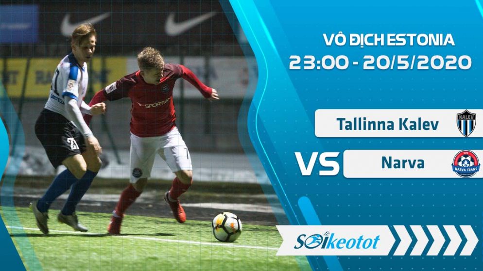 W88 Dự đoán Tallinna Kalev vs Narva lúc 23h ngày 20/5/2020