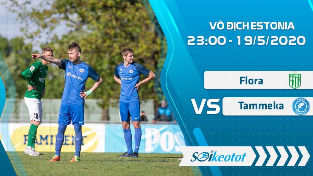 W88 Dự đoán Flora vs Tammeka lúc 23h ngày 19/5/2020