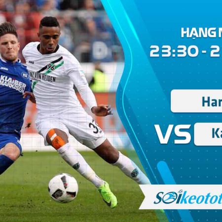 W88 Dự đoán Hannover vs Karlsruher lúc 23h30 ngày 27/5/2020