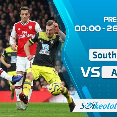 W88 Dự đoán Southampton vs Arsenal lúc 0h ngày 26/6/2020