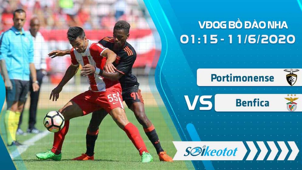 W88 Dự đoán Portimonense vs Benfica lúc 1h15 ngày 11/6/2020