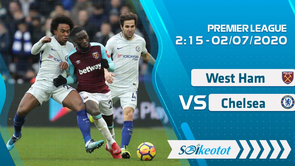 W88 Dự đoán West Ham vs Chelsea lúc 2h15 ngày 2/7/2020