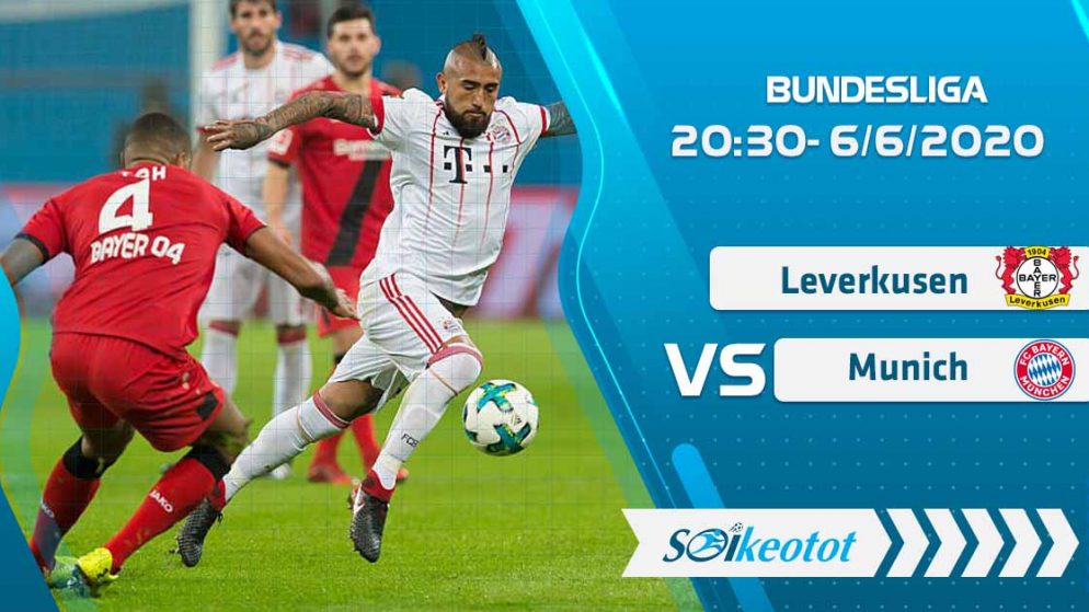 W88 Dự đoán Bayer Leverkusen vs Bayern Munich lúc 20h30 ngày 6/6/2020