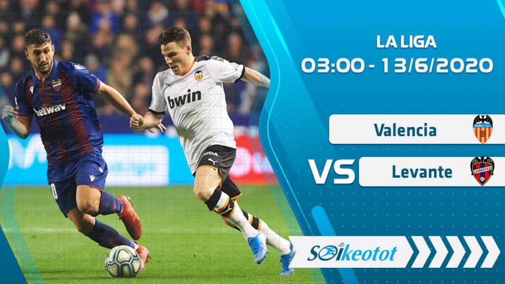 W88 Dự đoán Valencia vs Levante lúc 3h ngày 13/6/2020