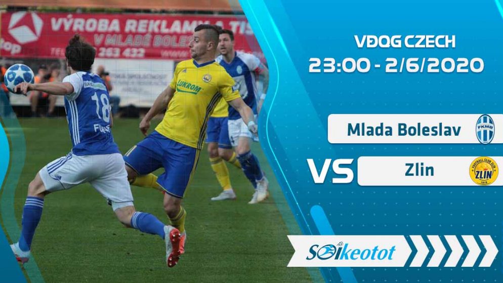 W88 Dự đoán Mlada Boleslav vs Zlin lúc 23h ngày 2/6/2020