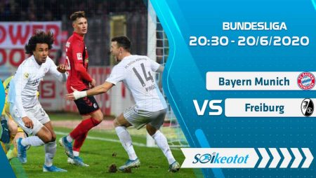 W88 Dự đoán Bayern Munich vs Freiburg lúc 20h30 ngày 20/6/2020