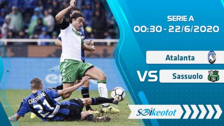 W88 Dự đoán Atalanta vs Sassuolo lúc 0h30 ngày 22/6/2020