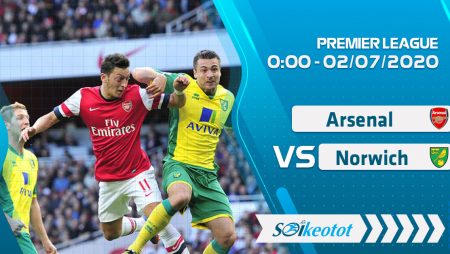 W88 Dự đoán Arsenal vs Norwich lúc 0h ngày 2/7/2020