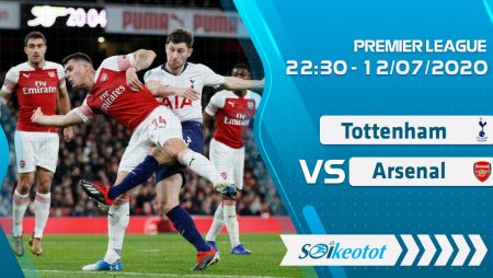 W88 Dự đoán Tottenham vs Arsenal lúc 22h30 ngày 12/7/2020