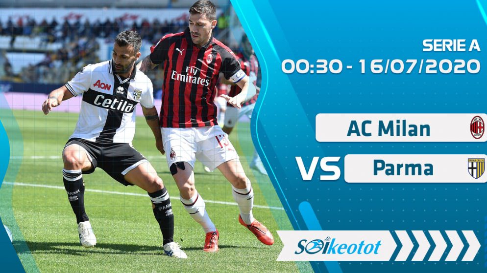 W88 Dự đoán AC Milan vs Parma lúc 0h30 ngày 16/7/2020