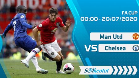 W88 Dự đoán Manchester Utd vs Chelsea lúc 0h ngày 20/7/2020