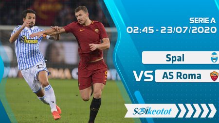 W88 Dự đoán SPAL vs AS Roma lúc 2h45 ngày 23/7/2020