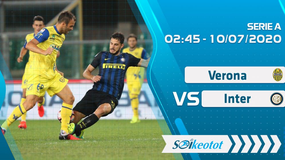 W88 Dự đoán Verona vs Inter lúc 2h45 ngày 10/7/2020