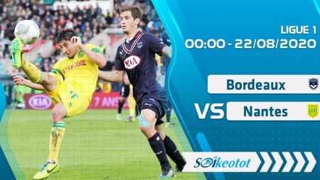 W88 Dự đoán Bordeaux vs Nantes lúc 22h ngày 22/8/2020