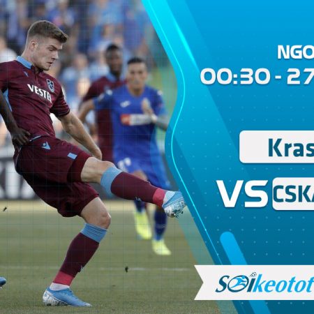 W88 Dự đoán Krasnodar vs CSKA Moscow lúc 0h30 ngày 27/8/2020