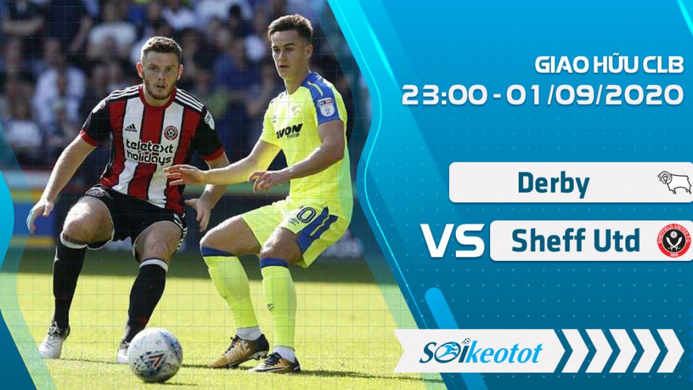 W88 Dự đoán Derby vs Sheffield Utd lúc 23h ngày 1/9/2020