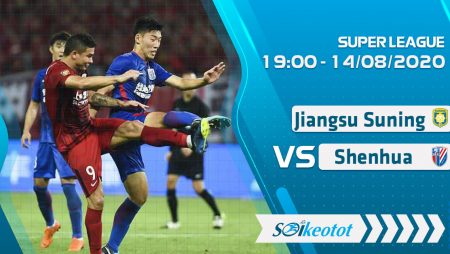 W88 Dự đoán Jiangsu Suning vs Shanghai Shenhua lúc 19h ngày 14/8/2020