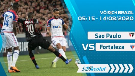 W88 Dự đoán Sao Paulo vs Fortaleza lúc 5h15 ngày 14/8/2020