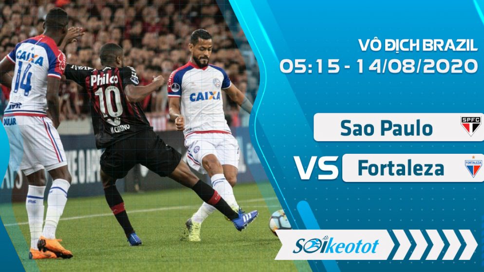 W88 Dự đoán Sao Paulo vs Fortaleza lúc 5h15 ngày 14/8/2020