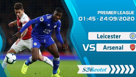 W88 Dự đoán Leicester City vs Arsenal lúc 1h45 ngày 24/9/2020