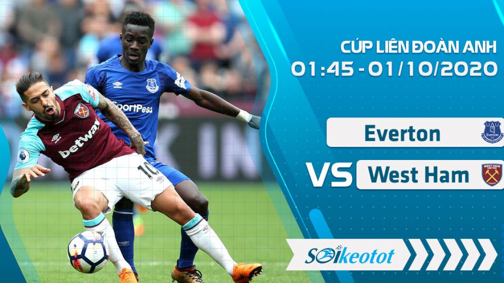 W88 Dự đoán Everton vs West Ham lúc 1h45 ngày 1/10/2020
