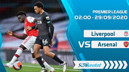 W88 Dự đoán Liverpool vs Arsenal lúc 2h ngày 29/9/2020