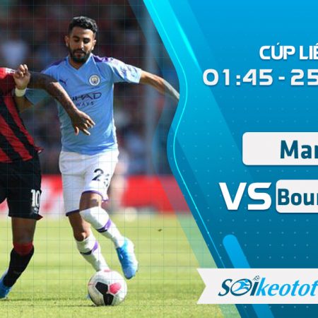 W88 Dự đoán Manchester City vs Bournemouth lúc 1h45 ngày 25/9/2020