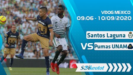 W88 Dự đoán Santos Laguna vs U.N.A.M. Pumas lúc 9h6 ngày 10/9/2020