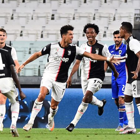 W88 Dự đoán Juventus Sampdoria lúc 1h45 ngày 21/9/2020