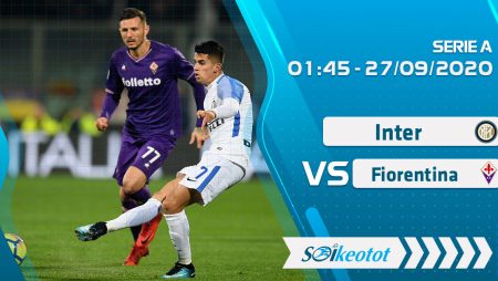 W88 Dự đoán Inter vs Fiorentina lúc 1h45 ngày 27/9/2020