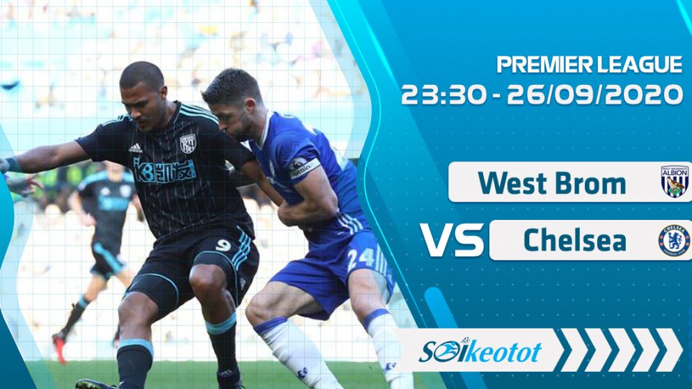 W88 Dự đoán West Brom vs Chelsea lúc 23h30 ngày 26/9/2020