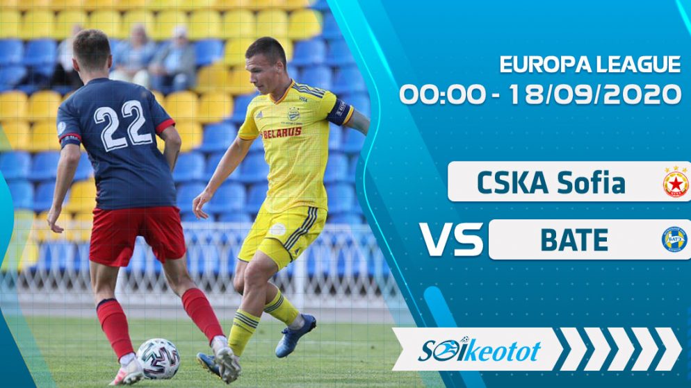 W88 Dự đoán CSKA Sofia vs BATE lúc 0h ngày 18/9/2020
