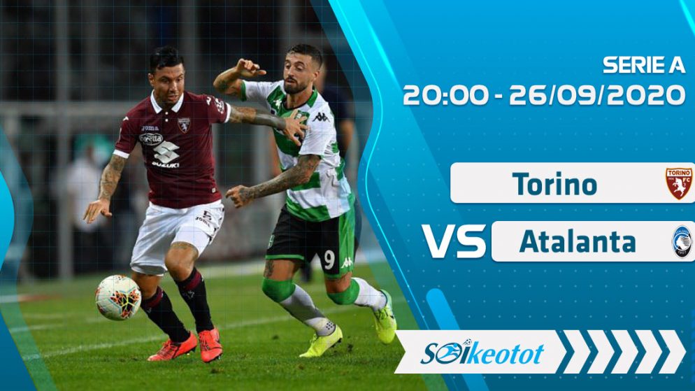 W88 Dự đoán Torino vs Atalanta lúc 20h ngày 26/9/2020