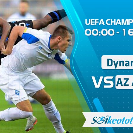 W88 Dự đoán Dynamo Kyiv vs AZ Alkmaar lúc 0h ngày 16/9/2020