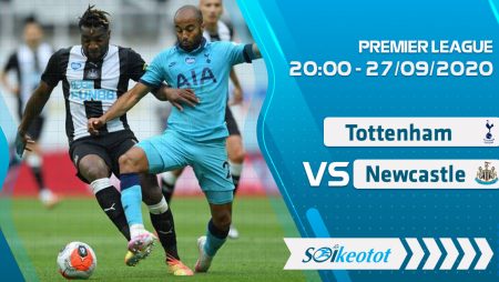 W88 Dự đoán Tottenham vs Newcastle lúc 20h00 ngày 27/9/2020