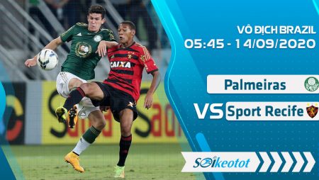 W88 Dự đoán Palmeiras vs Sport Recife lúc 5h45 ngày 14/9/2020
