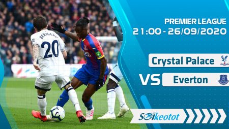 W88 Dự đoán Crystal Palace vs Everton lúc 21h ngày 26/9/2020
