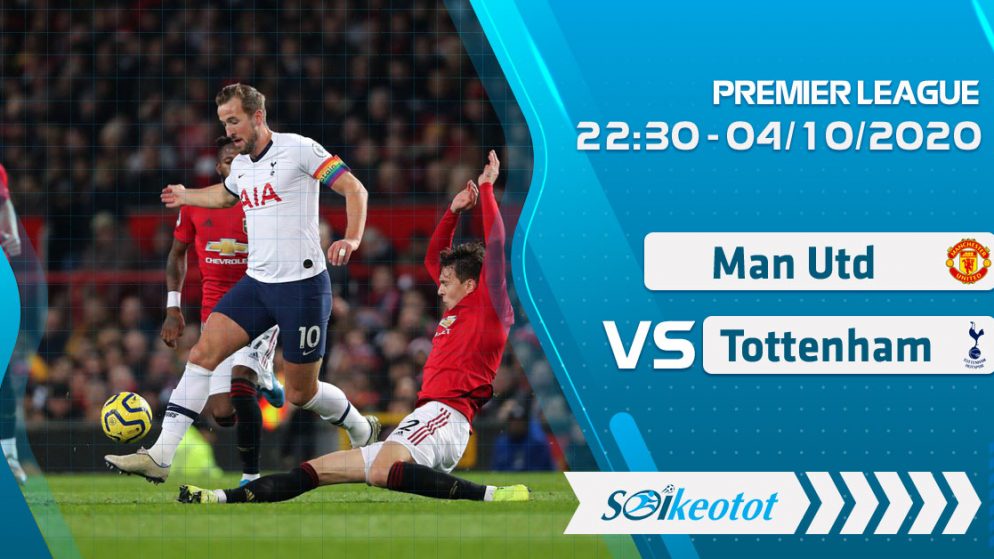 W88 Dự đoán Manchester Utd vs Tottenham lúc 22h30 ngày 4/10/2020