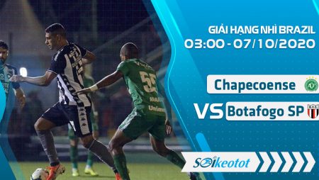 W88 Dự đoán Chapecoense-SC vs Botafogo SP lúc 3h ngày 7/10/2020