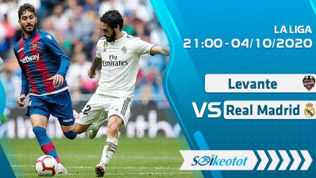 W88 Dự đoán Levante vs Real Madrid lúc 21h ngày 4/10/2020