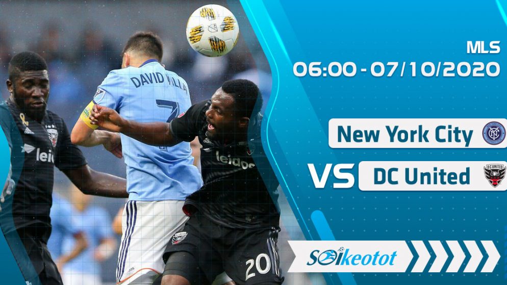 W88 Dự đoán New York City vs DC United lúc 6h ngày 8/10/2020