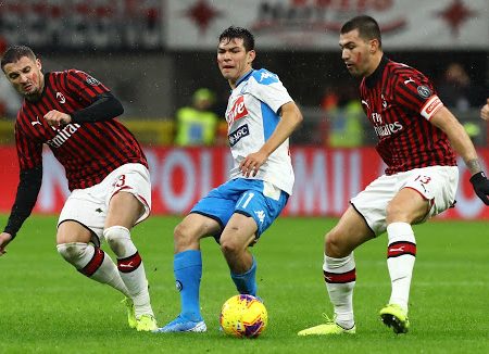 W88 Dự đoán Napoli vs Milan lúc 02h45 ngày 23/11/2020