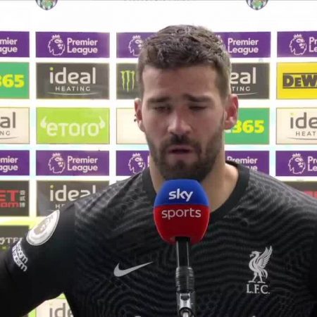 Thủ môn Alisson: ‘Hy vọng tôi không phải ghi bàn nữa’ – Nhà Cái 188bet