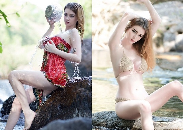 Nữ thần tắm suối Jessie Vard: Nét đẹp không góc chết