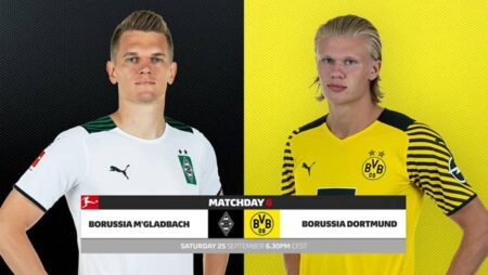 Nhận định kèo M’Gladbach vs Dortmund, 23h30 ngày 25/9